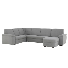  U alakú ülőgarnitúra, szürke anyag, jobb, BITER U bútor