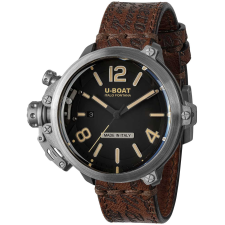 U-Boat 8807 Capsule 50 mm SS BK BE Automatic Mens Watch 10ATM, karóra