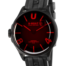 U-Boat 9306 Darkmoon Red Glass PVD Mens Watch 40mm 5ATM, férfi karóra