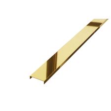  U Profil - Fényes Arany - 40mm széles építőanyag