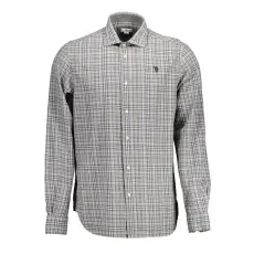 U.S. POLO ASSN. US POLO ASSN. FÉRFI HOSSZÚ UJJÚ PÓLÓ, SZÜRKE