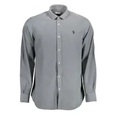 U.S. POLO ASSN. US POLO ASSN. FÉRFI KÉK HOSSZÚ UJJÚ PÓLÓ