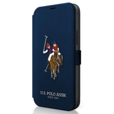 U.S. POLO ASSN. US Polo USFLBKP12MPUGFLNV iPhone 12 / iPhone 12 Pro 6,1&quot; sötétkék könyv Polo Embroidery Collection telefontok tok és táska