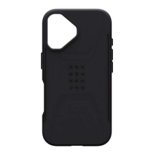UAG CIVILIAN defender szilikon telefonvédő (erős ütésállóság, MagSafe) FEKETE Apple iPhone 16 tok és táska