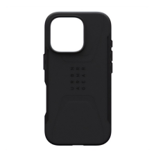 UAG CIVILIAN defender szilikon telefonvédő (erős ütésállóság, MagSafe) FEKETE Apple iPhone 16 Pro tok és táska