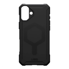 UAG ESSENTIAL szilikon telefonvédő (erős ütésállóság. légpárnás sarok. MagSafe) FEKETE tok és táska