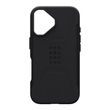 UAG iPhone 16 Plus UAG CIVILIAN defender szilikon telefonvédő erős ütésállóság, MagSafe, FEKETE tok és táska