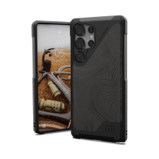 UAG Metropolis LT Samsung Galaxy S25 Ultra mágneses tok, Topography Black tok és táska