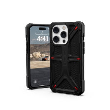UAG Monarch Apple iPhone 14 Pro hátlap tok, Kevlar Black tok és táska