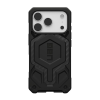 UAG MONARCH PRO szilikon telefonvédő (erős ütésállóság, karbon minta, MagSafe) FEKETE Apple iPhone 17 Pro (114513114242) (114513114242)