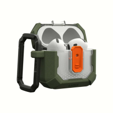 UAG Plasma Airpods 4 tok, Olive drab, sötétzöld fülhallgató, fejhallgató tok