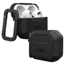 Uag Scout Tok Airpods-Hoz 3 Fekete Fejhallgattok fülhallgató, fejhallgató tok