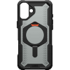 UAG Urban Armor Gear Plasma XTE MagSafe Kickstand Case Hátlap Apple iPhone 16 Plus Fekete/narancs MagSafe kompatibilis 114473114097 (114473114097)