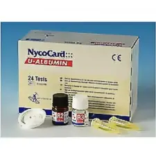  UAlbumin teszt NycoCard készülékhez 24 db gyógyászati segédeszköz