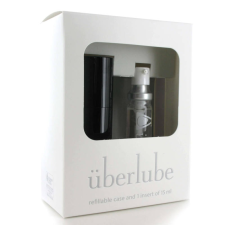 Überlube Überlube - utazó tokos szilikonos síkosító - fekete (15ml) bugyi, női alsó