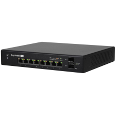Ubiquiti EdgeSwitch 8 150W Managed PoE+ Gigabit Switch with SFP hub és switch
