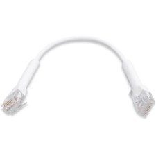 Ubiquiti LAN/WIFI Ubiquiti UniFi patch kábel, 0.3 méter, fehér kábel és adapter