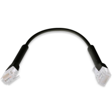 Ubiquiti UniFi UTP CAT6 Patch kábel 0.22m - Fekete (UC-PATCH-RJ45-BK) kábel és adapter
