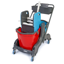 UCTEM PLAS Herkules Takarító kocsi műanyag, 2x25l-es a vödör takarító és háztartási eszköz