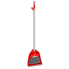 UCTEM PLAS Seprű+szemétlapát piros 110cm takarító és háztartási eszköz