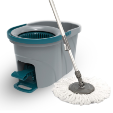 UCTEM PLAS Spin Mop Turbó pedálos felmosószett 17 literes (Vödör, nyél, mop) takarító és háztartási eszköz