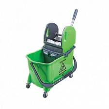 UCTEM PLAS Takarítókocsi, műanyag vázas, zöld, 24 literes takarító és háztartási eszköz