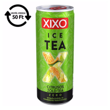 Üdítőital szénsavmentes XIXO Zöld tea Citrom Zero 0,25L DRS üdítő, ásványviz, gyümölcslé