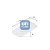 UFI légszűrő 30.175.00