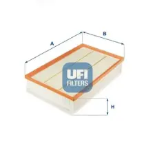 UFI légszűrő 30.662.00 autóalkatrész