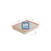 UFI légszűrő 30.D65.00