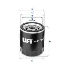 UFI olajszűrő 23.447.00 autóalkatrész