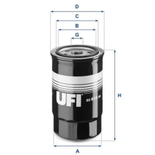 UFI olajszűrő 23.615.00 autóalkatrész