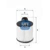 UFI olajszűrő 25.139.00
