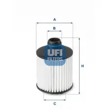 UFI olajszűrő 25.139.00 autóalkatrész