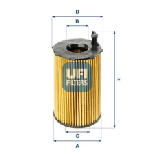 UFI olajszűrő 25.141.00 autóalkatrész
