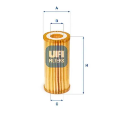 UFI olajszűrő 25.153.00 autóalkatrész