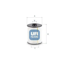 UFI olajszűrő 25.228.00 autóalkatrész