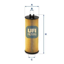 UFI olajszűrő 25.248.00 autóalkatrész