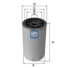 UFI Olajszűrő UFI 23.164.00 olajszűrő