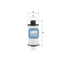 UFI olajszűrő UFI 25.231.00 autóalkatrész