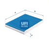 UFI szűrő, utastér levegő 34.109.00