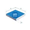 UFI szűrő, utastér levegő 34.284.00