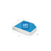 UFI szűrő, utastér levegő 34.390.00