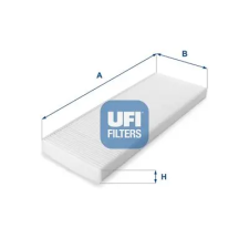 UFI szűrő, utastér levegő 53.014.00 autóalkatrész