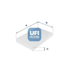 UFI szűrő, utastér levegő 53.038.00 autóalkatrész