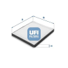 UFI szűrő, utastér levegő 53.075.00