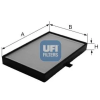 UFI szűrő, utastér levegő 53.079.00