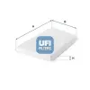 UFI szűrő, utastér levegő 53.094.00