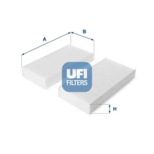 UFI szűrő, utastér levegő 53.108.00 autóalkatrész