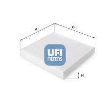 UFI szűrő, utastér levegő 53.123.00 autóalkatrész